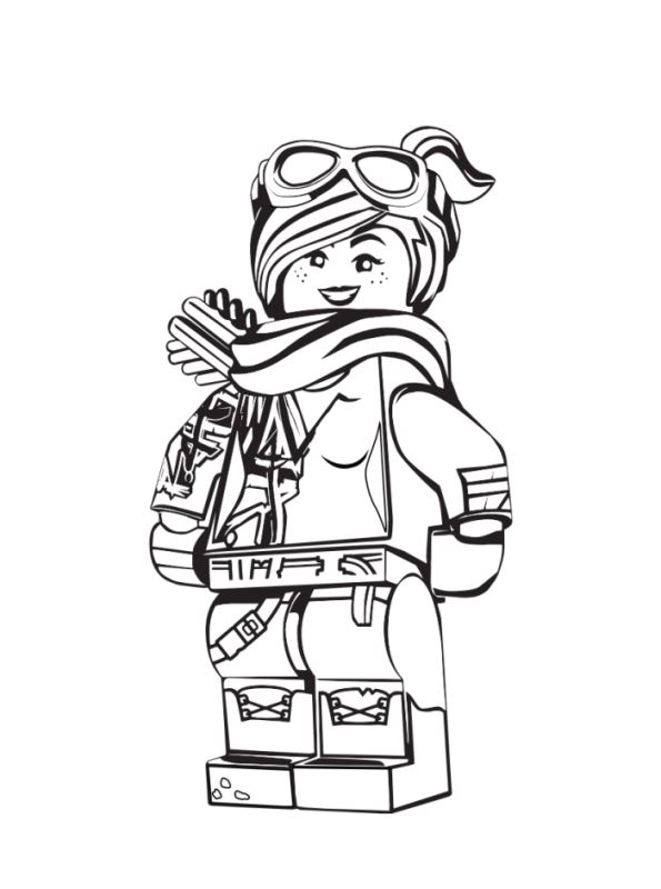 free printable wyldstyle lucy coloring pages the lego movie